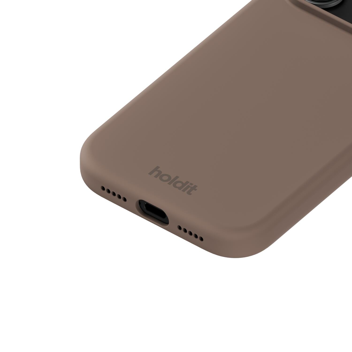 Silicone iPhone cover - Mocha Brown